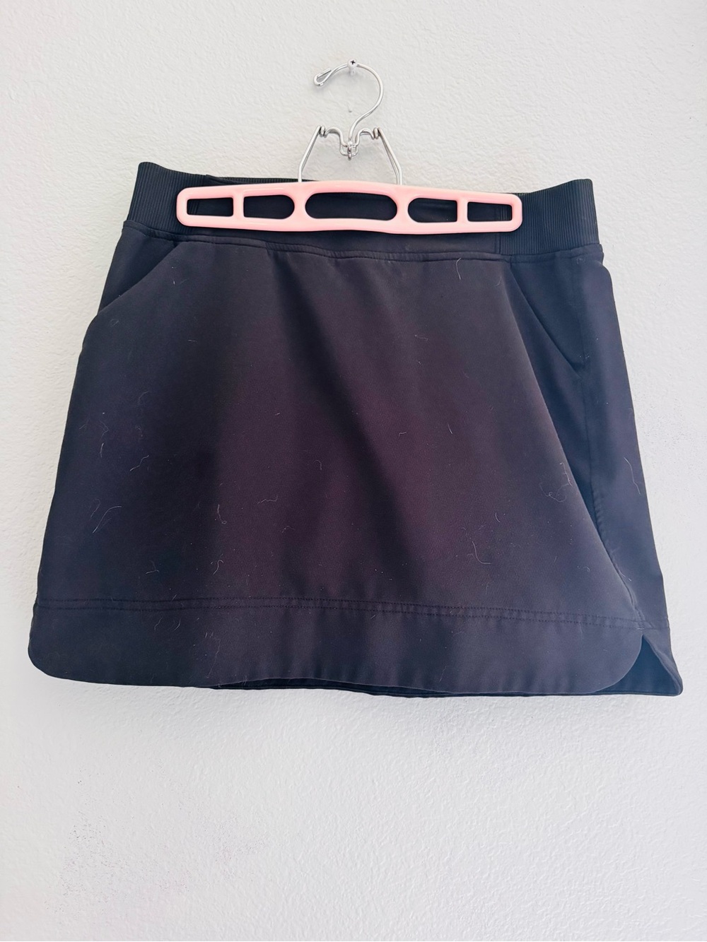 Black Athletic Skort with Pockets